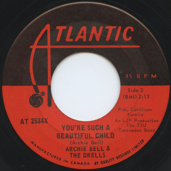 Archie Bell & The Drells : I Can't Stop Dancing (7", Single)