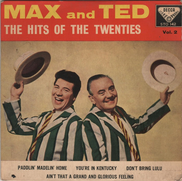 Max Bygraves : Max And Ted: The Hits Of The Twenties - Vol. 2 (7", EP)