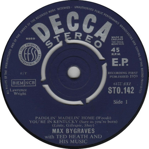 Max Bygraves : Max And Ted: The Hits Of The Twenties - Vol. 2 (7", EP)