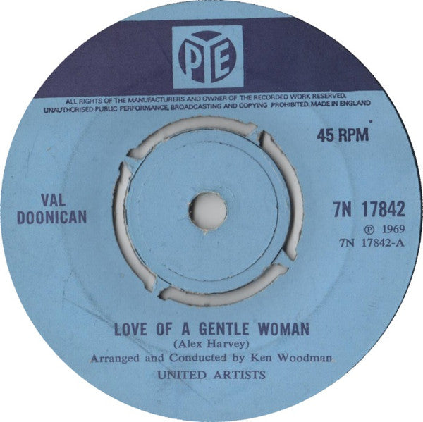 Val Doonican : Love Of A Gentle Woman (7", Single)