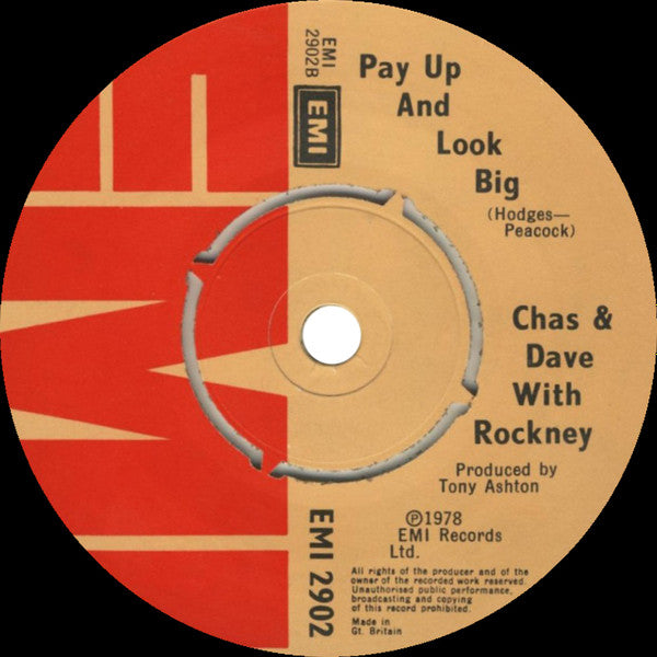Chas And Dave With Rockney : Massage Parlour (7", Single)