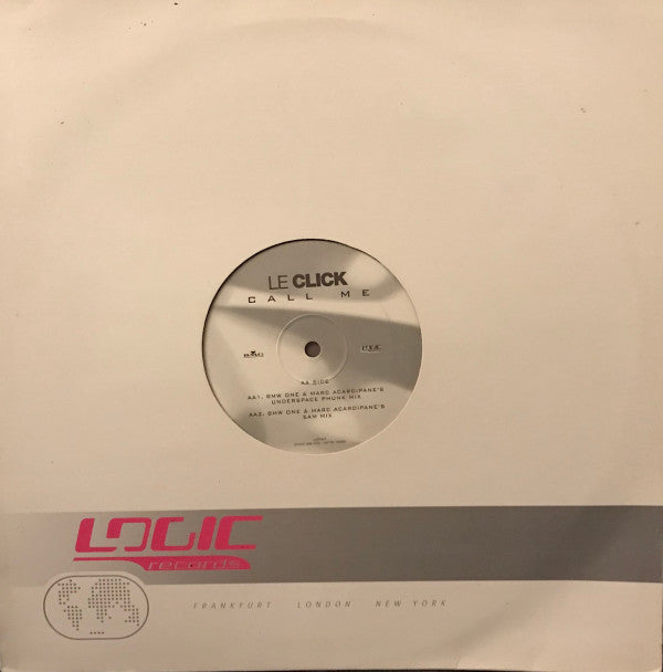 Le Click : Call Me (12", Promo)