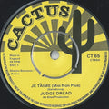 Judge Dread : Je T'Aime (Moi Non Plus) (7", Single, RE)