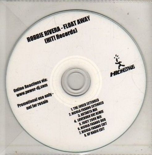 Robbie Rivera : Float Away (CDr, Maxi, Promo)