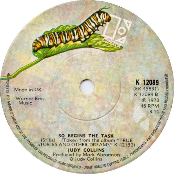 Judy Collins : Cook With Honey (7", Single, Sol)
