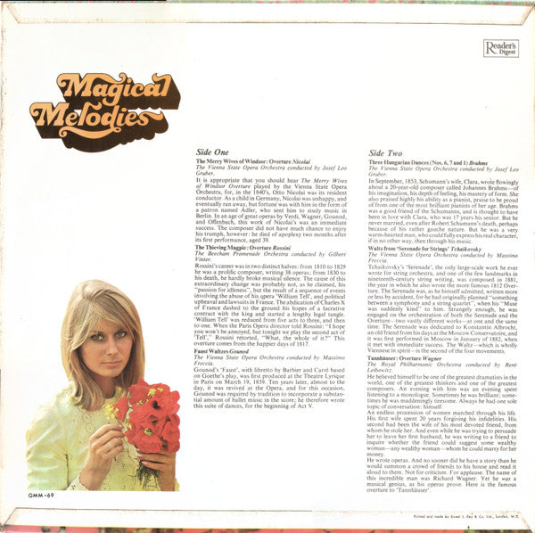 Various : Magical Melodies (LP, Album)