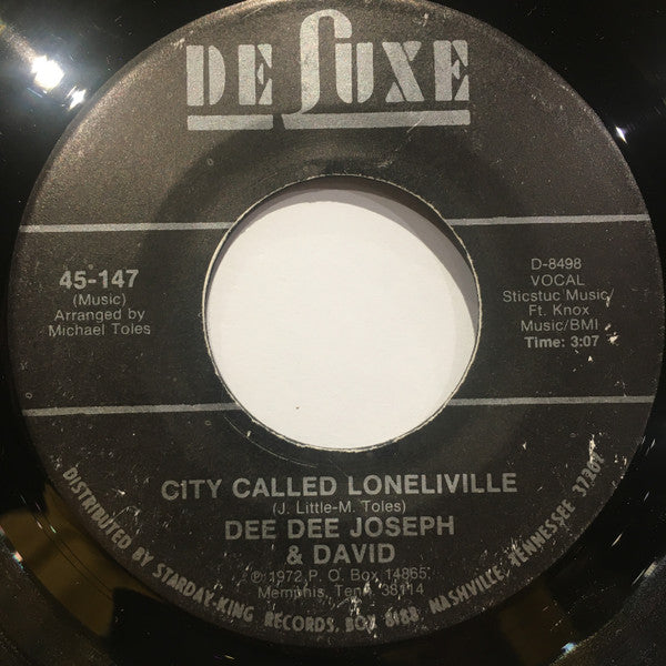 Dee Dee Joseph And David : Devil Made Me Do It (7", Single, RE)