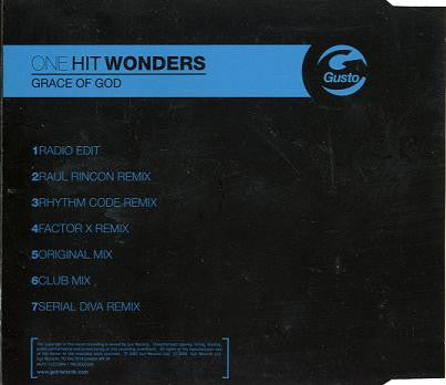 One Hit Wonders (2) : Grace Of God (CD, Single, Promo)