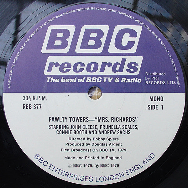 Fawlty Towers : Fawlty Towers (LP, Mono, RE)
