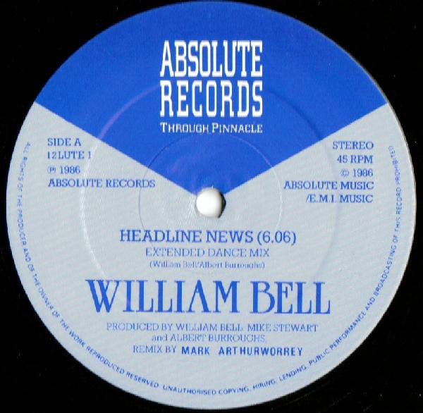 William Bell : Headline News (12")