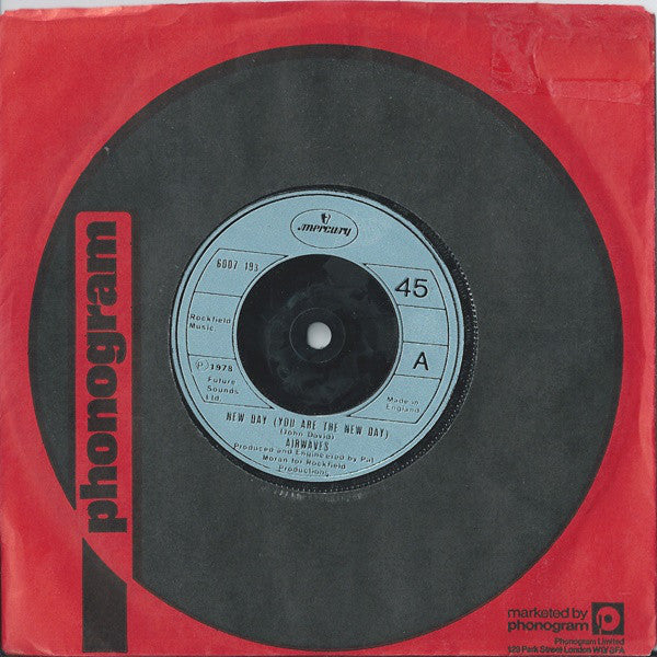Airwaves (4) : New Day (You Are The New Day) (7", Single)