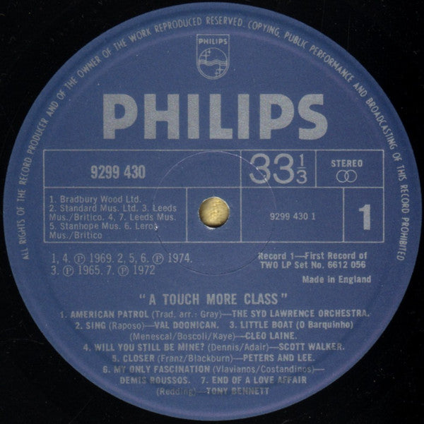 Various : A Touch More Class (2xLP, Comp)