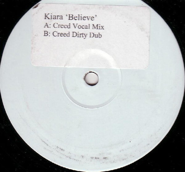 Kiara Hunter : Believe (12", Promo, W/Lbl)