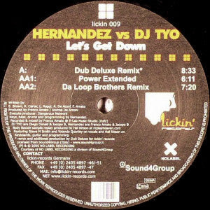 Hernandez vs. DJ Tyo : Let's Get Down (12")