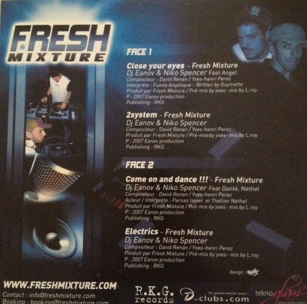 Niko Spencer, Dj Eanov : Fresh Mixture (12", EP)