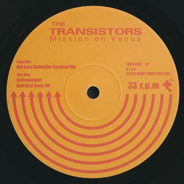 The Transistors : Mission On Venus Remix (10")