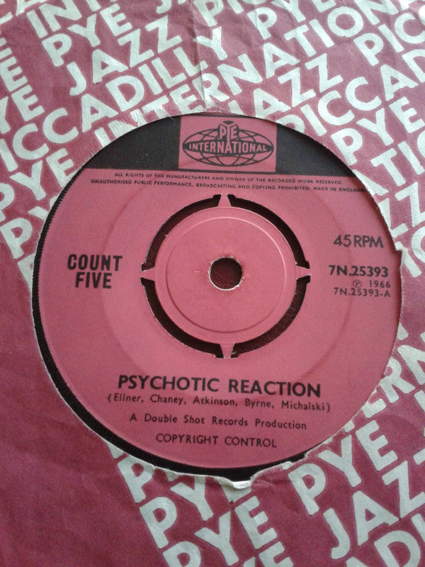 Count Five : Psychotic Reaction (7", Single, Pus)