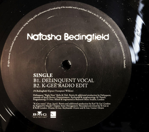 Natasha Bedingfield : Single (12")