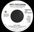 B.B. King : One Of Those Nights (7", Promo)