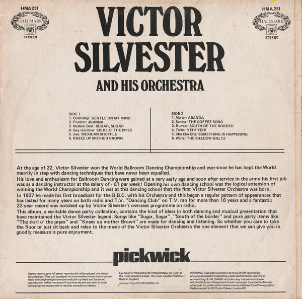 The Victor Silvester Orchestra : Victor Silvester And His Orchestra Vol.2 (LP, Album)