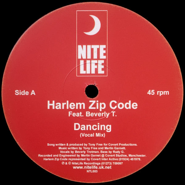 Harlem Zip Code : Dancing (12")