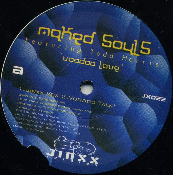 Naked Souls Featuring Todd Harris : Voodoo Love (12")