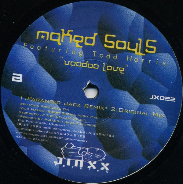 Naked Souls Featuring Todd Harris : Voodoo Love (12")