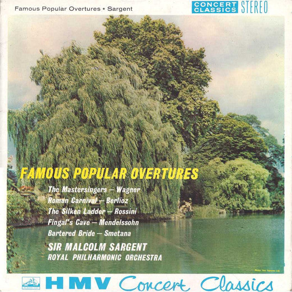 Sir Malcolm Sargent, Royal Philharmonic Orchestra : Famous Popular Overtures (LP)