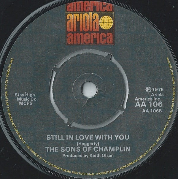 The Sons Of Champlin : Hold On  (7")