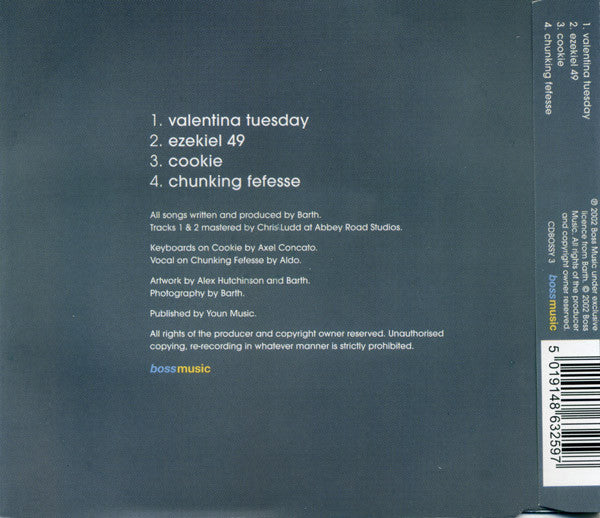 Barth (3) : Valentina Tuesday (CD, EP)