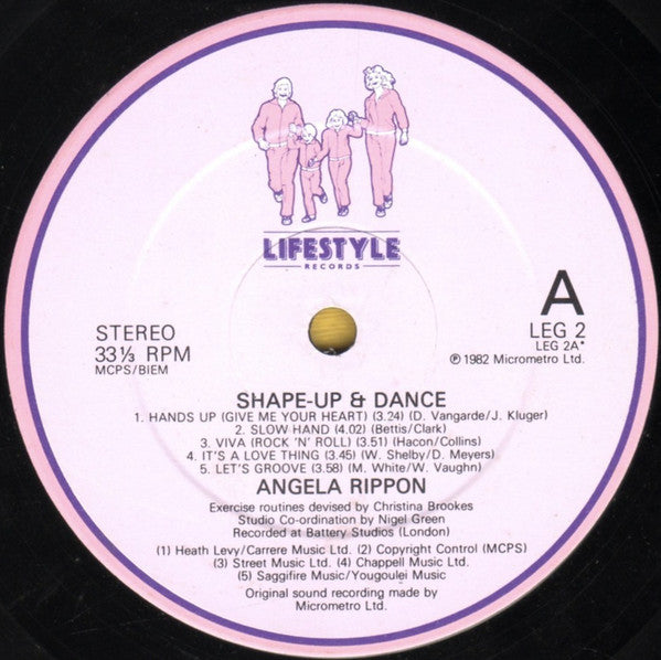 Angela Rippon : Shape Up & Dance Volume 2 (LP)