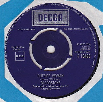 Bloodstone : Outside Woman (7", Single)
