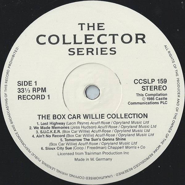 Boxcar Willie : The Boxcar Willie Collection (2xLP, Album, Comp)