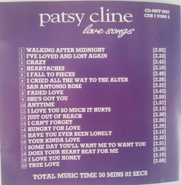Patsy Cline : Love Songs (CD, Comp)