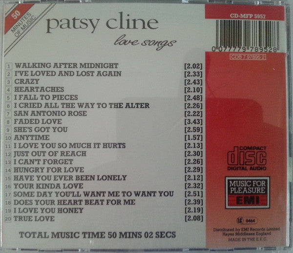 Patsy Cline : Love Songs (CD, Comp)
