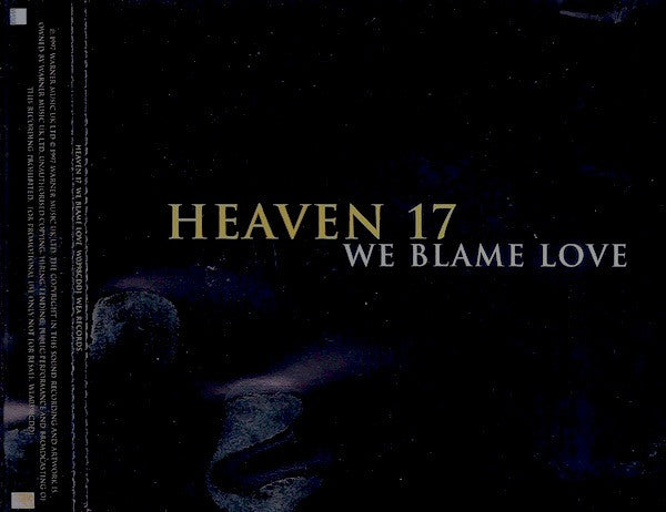 Heaven 17 : We Blame Love (CD, Single, Promo)