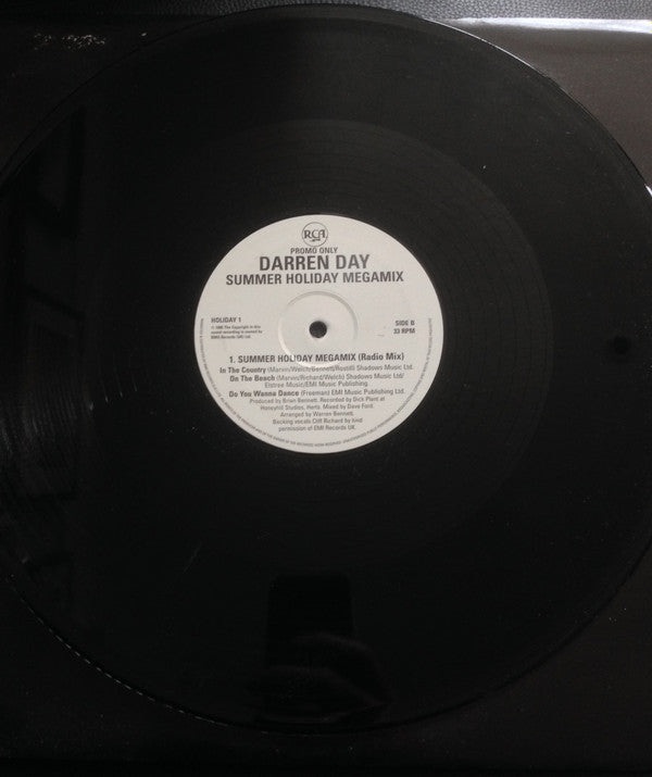 Darren Day : Summer Holiday Megamix (12", Promo)