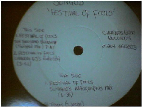Sungod : Festival Of Fools (12", Promo, Han)
