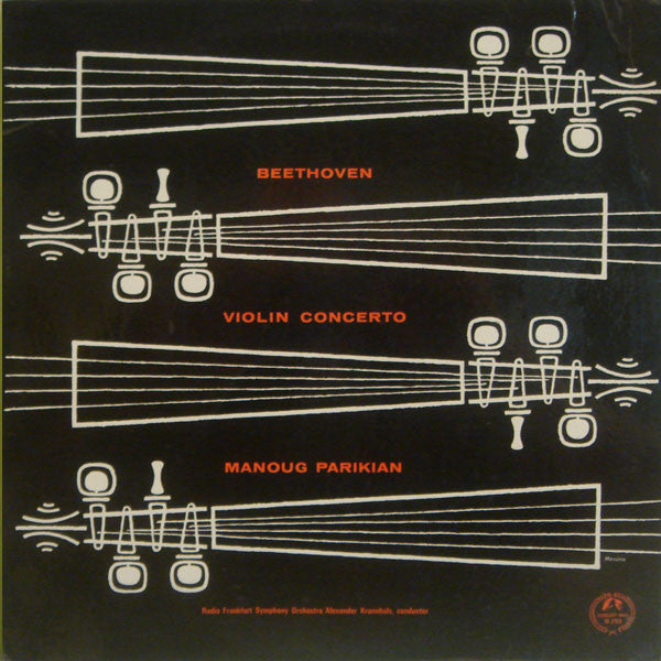 Ludwig van Beethoven, Manoug Parikian, Radio-Sinfonie-Orchester Frankfurt, Alexander Krannhals : Violin Concerto (LP)