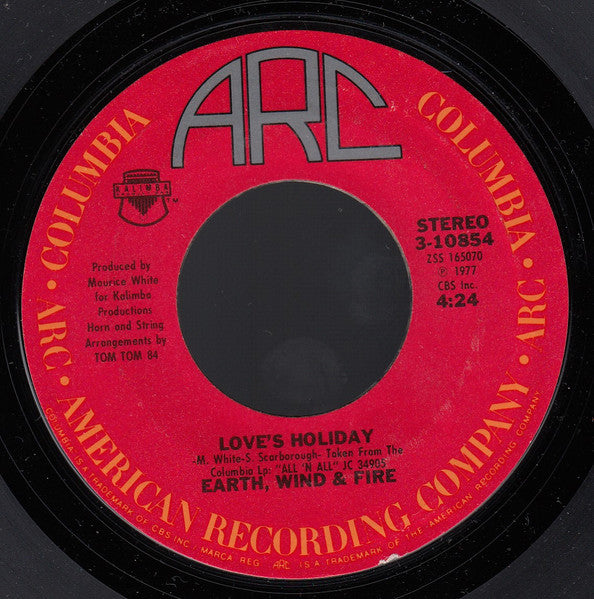 Earth, Wind & Fire : September (7", Single, Styrene, Ter)