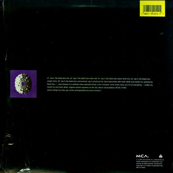 ABC : Say It (12", Single)