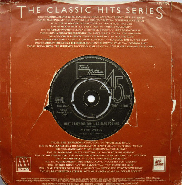 Mary Wells : My Guy (7", RE)