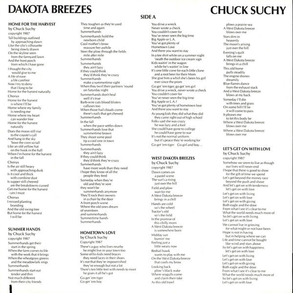 Chuck Suchy : Dakota Breezes (LP)