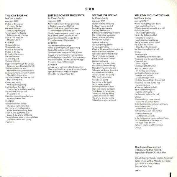 Chuck Suchy : Dakota Breezes (LP)
