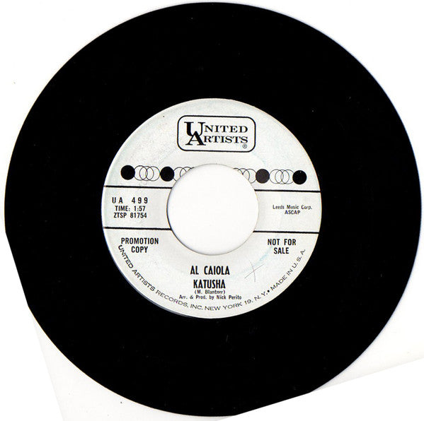 Al Caiola : Katusha (7", Single, Promo)