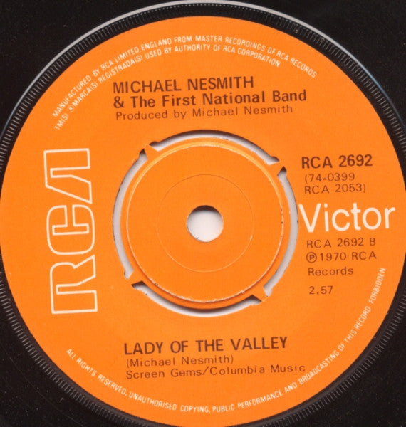 Michael Nesmith & The First National Band : Silver Moon (7", Single)