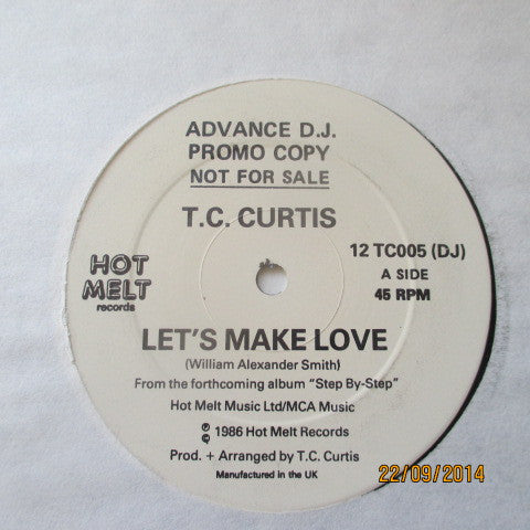 T.C. Curtis : Let's Make Love (12", Single, Promo)