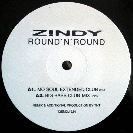 Zindy : Round 'N' Round (12", Promo)