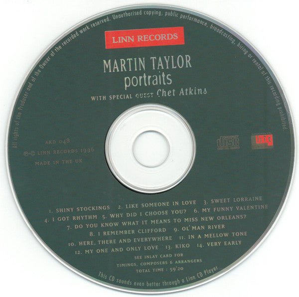 Martin Taylor : Portraits (CD, Album)