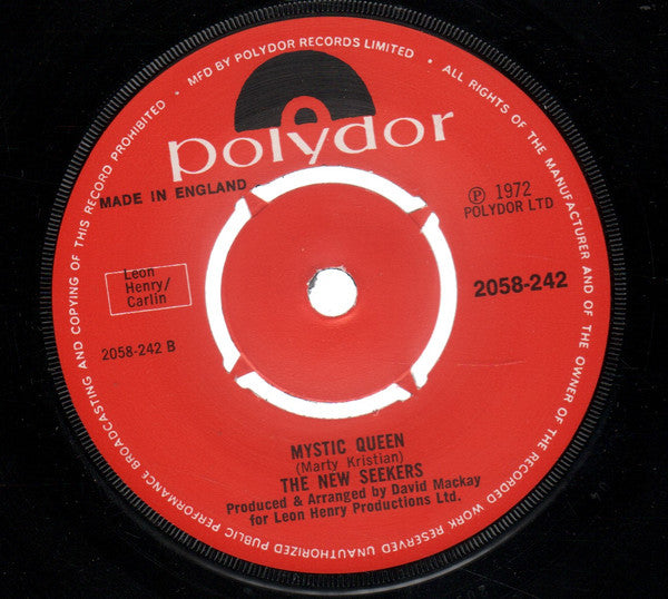The New Seekers : Circles (7", Single, 4 P)